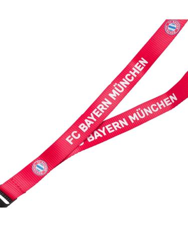FC Bayern Munich Red Lanyard - Official Merchandise | International Shipping Available - Buy Online on GoSupps.com