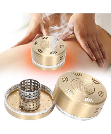 Portable Pure Copper Moxa Box for Moxibustion Treatment | Home & Salon Use - Buy Online on GoSupps.com