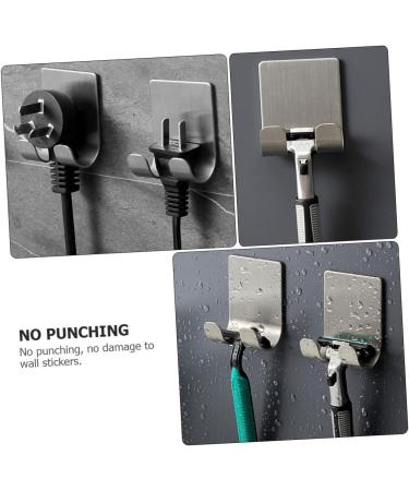 Zerodeko 60 pc Strong Sticky Hooks | Stainless Steel Self-Adhesive Bathroom Razor Holders & Hangers | Heavy-Duty Aluminum Bracket - Buy Online on GoSupps.com