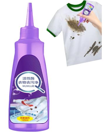 Clothes Stain Remover | Red Stain Remover 120ml Instant Wash Free Fabric Stain Remover Removes Oil Paint Blood Ink Coffee Pet Stains Aezon - Buy Online on GoSupps.com