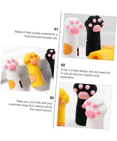 24 Pieces Manicure Protective Cover Cap Cover Leather Nail Creative Cap Beautiful Cap Cute Pliers Accessories Tool Clamp Set Silica Gel - Buy Online on GoSupps.com