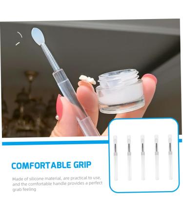 5pcs Silicone Lip Brush Set - Professional Makeup Tool for Lipstick & Eyeshadow | Best Beauty Accessories for Flawless Application - Buy Online on GoSupps.com