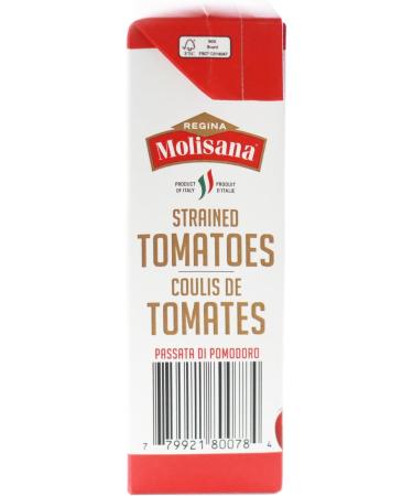 Regina Molisana Passata di Pomodoro Strained Tomatoes Tetra 500 ml Red - Buy Online on GoSupps.com