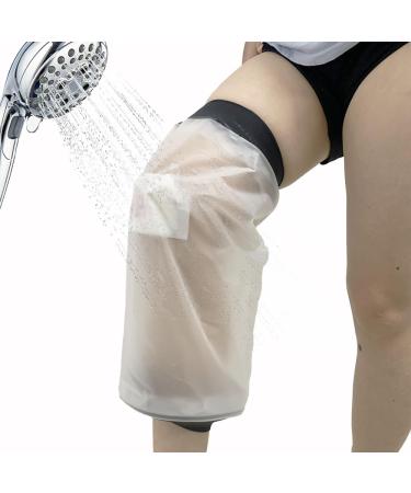 Adult Knee Shower Cover for Ankle and Wound Injury Protection Bathroom Waterproof Reusable