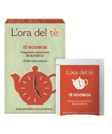 Erboristeria Magentina Erboristeria Magentina - Rooibos Green Tea 20 Filters Saves Aroma - Tea Time