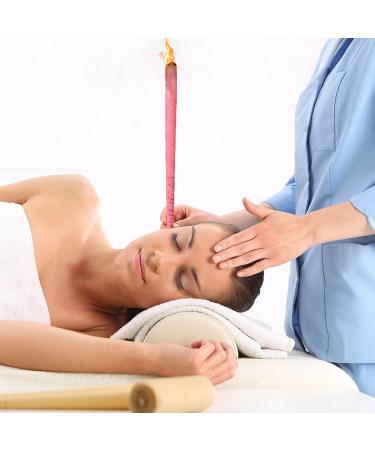16 Pcs Beeswax Ear Candles Kit for Ear Wax Removal - Natural Organic Candling Cones with Drip Protectors & Cotton Swab - Unblock Ears Safely - Buy Online on GoSupps.com