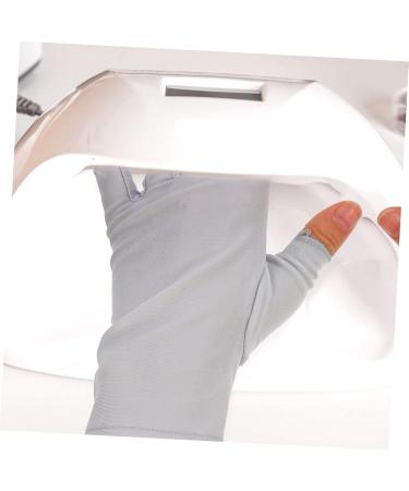 Healeved 4 Pairs Nail Gloves Uv Protection Manicure Gloves Salon Manicure Gloves Uv Protection Gloves Led Gloves Gel Nail Lamp Gloves Sun Gloves Miss Spandex Protector - Buy Online on GoSupps.com