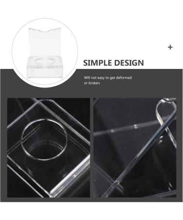 FOMIYES Acrylic Shaving Razor Brush Holder Stand | Men's Shaving Tool for Razor Storage | Durable & Stylish Shaving Accessory - Buy Online on GoSupps.com