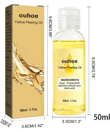 Yellow Peeling Oil Yellow Peeling Oil for Body 176 Oz Skin Care Supplies for Cleansing Whitening Nourishing Your Foot Hand Face Body and More Qihuyi - Buy Online on GoSupps.com