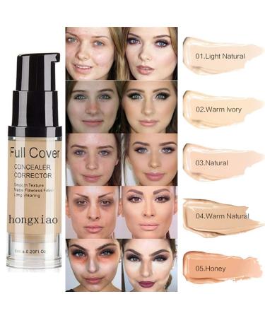 Allbestaye Full Coverage Concealer - Corrects Pimples Freckles & Scars | Moisturizing Skin Brightening Liquid Cream 04 - Buy Online on GoSupps.com