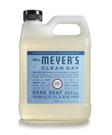 Mrs. MEYER'S CLEAN DAY Hand Soap Refill Rain Water Scent 33 Fl Oz (Pack of 6) - Buy Online on GoSupps.com