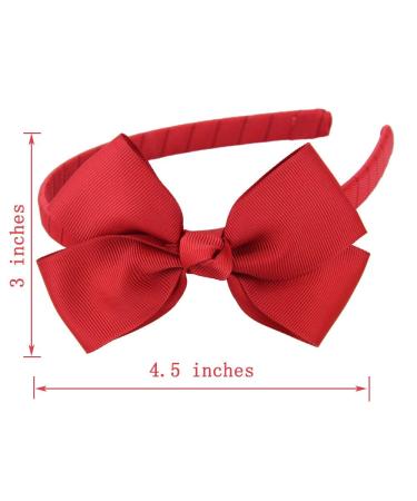 7Rainbows Fashion Red Bow Headband for Girls Toddlers - Cute and Stylish Accessory - Buy Online on GoSupps.com