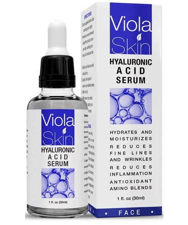 Hyaluronic Acid Serum for Face/Neck/Eyes. Hydrate Plump & Moisturise. Use Hyaluronic Acid To Protect & Increase Cell Production. Anti Wrinkle Face Serum.