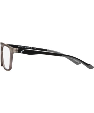 Buy SPORTEX SAV Men's E4220 Blue Light Reading Glasses Flexible Durable & Lightweight High-Performance Readers Grey Black +1.75 | Shop Internationally - Buy Online on GoSupps.com