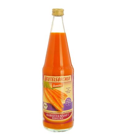 BEUTELSBACHER - Fresh harvested organic carrot juice certified DEMETER, 0.7l