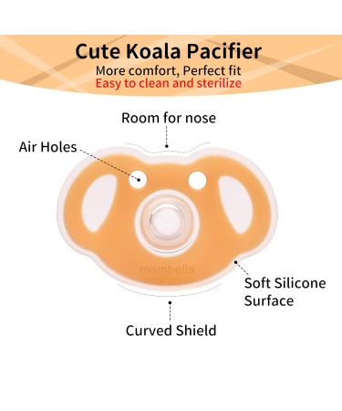 Mombella Koala Soothie Pacifier Set | Day & Night Time for Babies | International Shipping Available - Buy Online on GoSupps.com