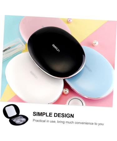 Homsfou 3 Series Contact Lens Container Holder - Compact Case with Mirror Film and Sweet Carrying Bag | International Shipping Available - Buy Online on GoSupps.com