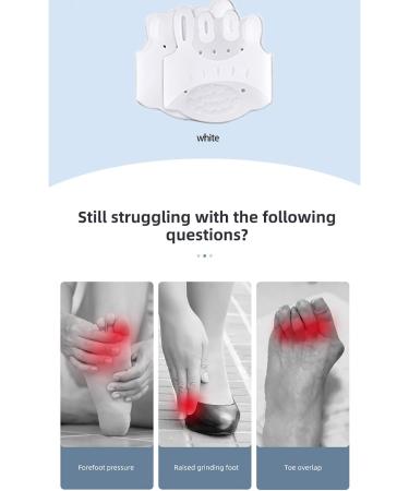 Hammer Toe Gel Spacers for Men and Women - Relief for Overlapping Toes, Bunions - Ideal for Running and Yoga - Buy Online on GoSupps.com