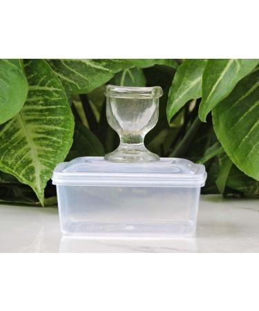 Premium Glass Eye Wash Cup - Keep Your Eyes Clean & Healthy | Elegant Velvet Gift Box | International Shipping Available - Buy Online on GoSupps.com