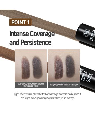 TS Hair Cover Stick Black 2.5g | Premium Hair Building Fibers for Instant Coverage | Worldwide Shipping - Buy Online on GoSupps.com
