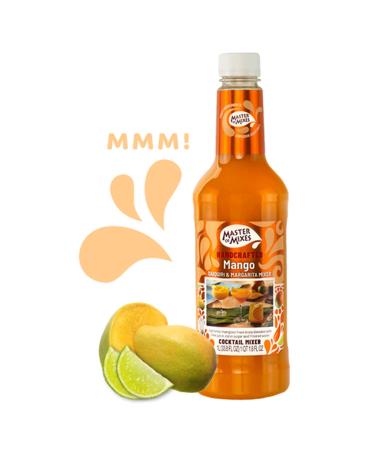 Master of Mixes Mango Daiquiri/Margarita Drink Mix - 3 Pack, 1 Liter Bottles (33.8 Fl Oz each) - Buy Online on GoSupps.com
