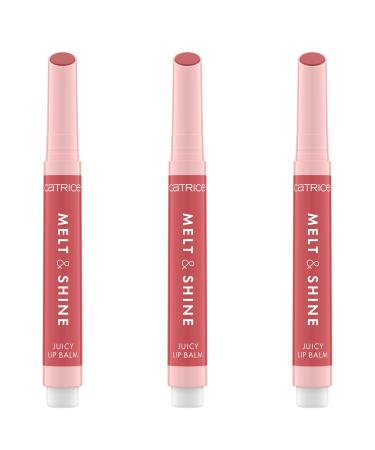 Catrice Melt & Shine Juicy Lip Balm No. 040 red moisturizing enlarged glossy bright fresh vegan oil -free without parabens nanoparticles free 3 -sea-day