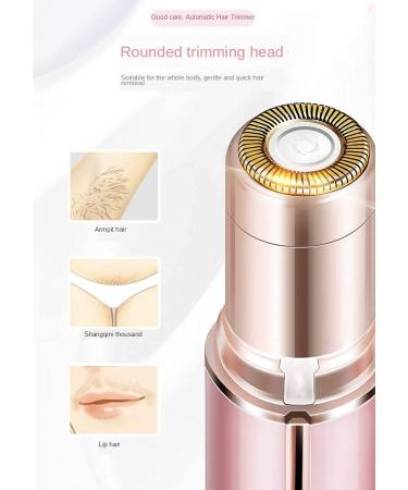 Painless Facial Hair Removal for Women | Waterproof Shaver Razor with LED Light | Face, Bikini, Upper Lip & Chin | Rose Gold - Buy Online on GoSupps.com