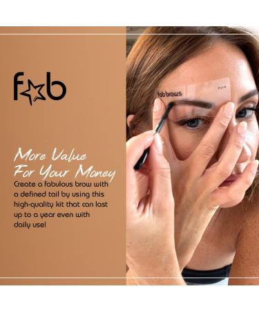 Fab Brows Duo Kit - Slate & Black | Ultimate Eyebrow Shaping & Definition | International Shipping Available - Buy Online on GoSupps.com