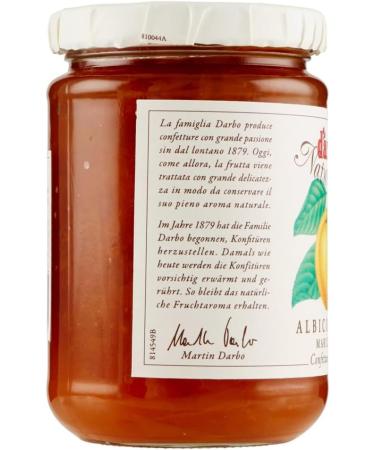 Darbo Confetura Natural Albicocche Glass Jam Jars 450g + 1x 330ml Tin of Peach Iced Tea - Buy Online on GoSupps.com
