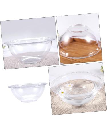 minkissy 2 Pcs Lace Washbasin Multitools Washing Basin Wash Basin Mutitool Foot Wash Bucket Small Kitchen Vegetable Washing Bowl Home Face Basin Dish Pan Outdoor Vegetable Dish Pp 23x23cmx2pcs Transparentx2pcs - Buy Online on GoSupps.com