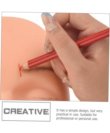 FOYTOKI 1 Set Eyebrow Pencil Eyebrow Pen Makeup Supplies Beauty Salon Pen Makeup Tools Red Plastic - Buy Online on GoSupps.com