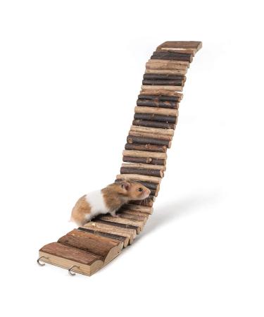 Niteangel Hamster Suspension Bridge Toy - Long Climbing Ladder for Dwarf Syrian Hamster Mice Mouse Gerbils and Other Small Animals 21.8L x 2.8W