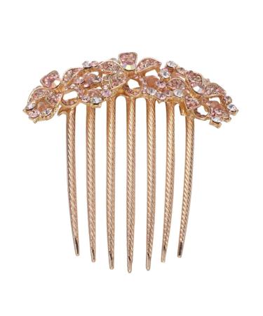 FRCOLOR Rhinestone Headpiece Hair Accessories Hair Clips Hair Clips Hair Comb with Rhinestone Side Comb for Wedding Hair Hair Clip Hairpin Headpiece for Women Diamond Hair High Bride