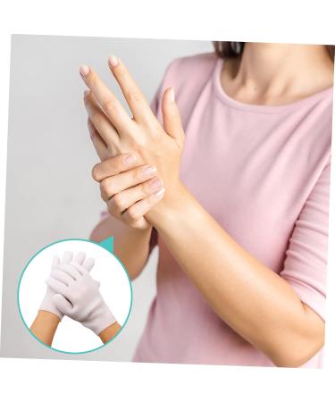 POPETPOP 2 Pairs Moisturizing Gloves Cracked Hand Gloves - Moisture Gel Gloves Moisturizing Finger Gloves Gloves Dry Cracked Gloves Pink Sebs Care White Facial Women's - Buy Online on GoSupps.com