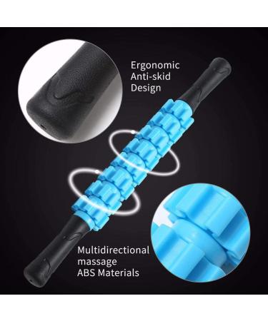 Liposuction Massage Roller Stick for Athletes | Muscle Soreness Relief & Lymphatic Drainage | Trigger Point Therapy Massager for Runners & Back Recovery - Buy Online on GoSupps.com
