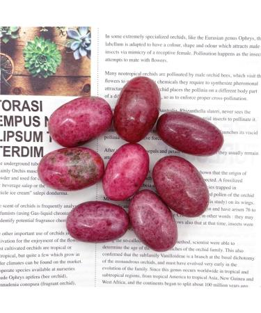 Beautiful 100g Natural Red Rhodonite Crystal Specimen Material Reiki Tumbled Stone Bulk Gemstone Quartz Crystals Obelisk