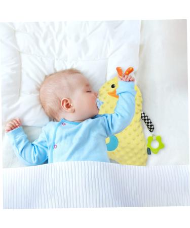 Kisangel 4-Pack Baby Comfort Towel Pacifiers | Plush Sleep Toys for Young Children | Soft Gel Sleep Aid | 43x24cm Color-Sorted Cuddly Toys - Buy Online on GoSupps.com