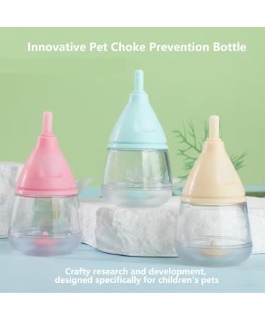 Kitten Bottles for Nursing Puppy Bottles for Nursing Puppy Milk Anti-Choking Puppy Feeder Design with 2pcs Replaceable and Reusable Silicone Nipples for Feeding Newborn Pets (blue) - Buy Online on GoSupps.com