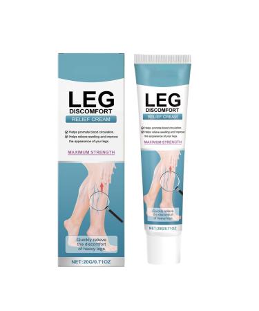 Leg Care Cream | 20g Natural Calf Relief Cream | Natural Calf Relief Lotion for Outdoor Activities Hiking Sports Walking and Travel