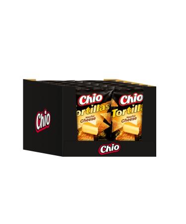 Chio Tortillas Nacho Cheese 110g pack of 12 (12 x 110 g)