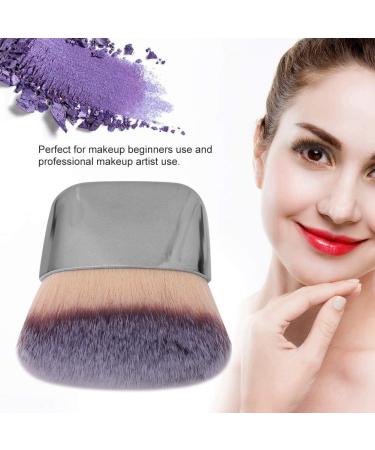 Mini Makeup Brush Foundation Makeup Brush with Short Handle Portable Powder Blush Brush with Soft Hair Beauty Tool for Women (Silver) - Buy Online on GoSupps.com