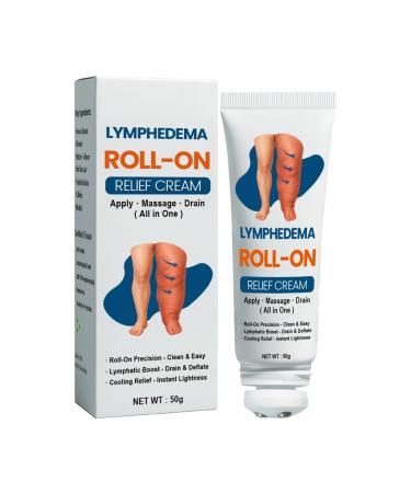 Dgayaeic Leg Cream Quick Absorption Relief 50g Fast Absorbing Roll-On Balm Herbal Cream for Leg Care with Moisturizing and Softening Effect for Daily Use