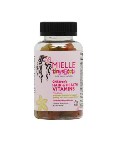 Mielle Organics Children's Hair & Health vitamin with biotin - 60 gummies