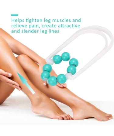 Plastic Leg Massage Roller for Muscle Soreness Relief & Leg Slimming | International Shipping Available - Buy Online on GoSupps.com