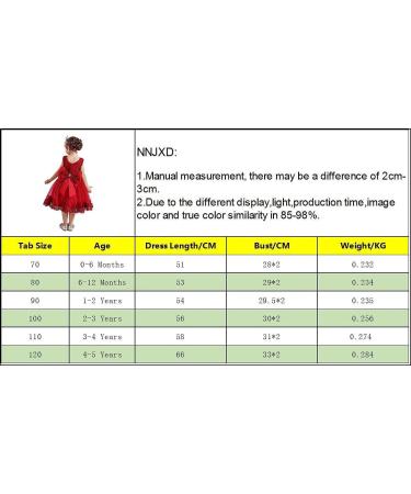 NNJXD Flower Princess Birthday Party Dress 648 White-a | 3-4 Years - Buy Online on GoSupps.com