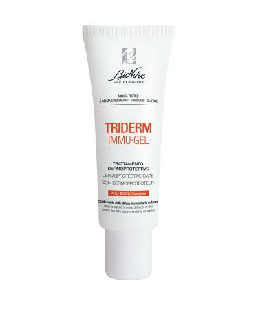 BioNike Triderm - Immugel Dermoprotective Treatment for Skin with Localized Irritation and Discomfort Antiviral Anti-inflammatory and Antioxidant Action Soothes and Rebalances the Skin 30 ml
