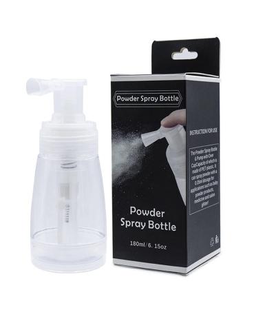Minkissy Dry Powder Sprayer Barber Powder Spray Bottle Empty Travel Cosmetic Blower for Hair Salon Home Beauty (Random Packaging)