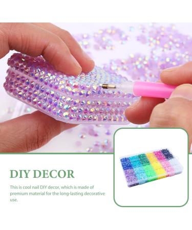 Minkissy Decoration Decoration Heart 1 Box of Art Diamond DIY Resin Diamond s Art Craft Manicure Diamond Decor Rhinestone Heart Stickers - Buy Online on GoSupps.com