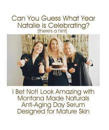 Rise and Shine Day Face Serum - All Natural Anti-Aging Serum with Hyaluronic Acid for Mature Skin - 1oz - Buy Online on GoSupps.com