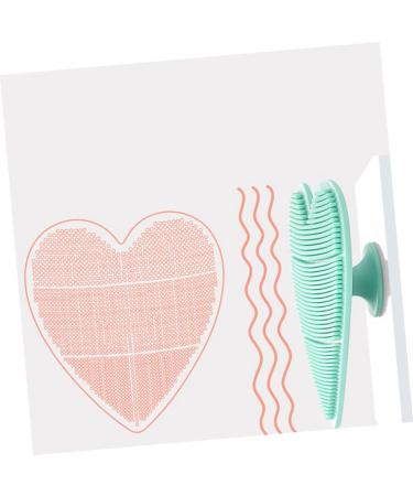 Toyvian 2pcs Baby Scalp Scrubber & Shampoo Brush Set | Silicone Baby Massager for Bath Time | Green Baby Care Essentials - Buy Online on GoSupps.com